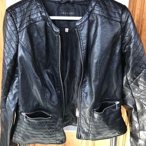 Faux leather jacket